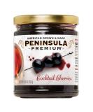 Peninsula Premium Cocktail Cherries | Award Winning | Deep Burgundy-Red | Silky Smooth, Rich Syrup | Luxe Fruit Forward, Sweet-Tart Flavor | Gourmet | American Grown & Made | 10.5 oz 10.5 Ounce (Pack of 1) - Buy Online on SooperMarket.com