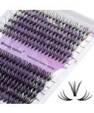 240PCS D Curl 0.07mm 20D/30D Mixed Cluster Lash Extension Kit | DIY Eyelash Extensions | Wide Stem Individual Lashes 12-16mm | RR-12-16mm Clusters-20D+30D-0.07-D - Buy Online on SooperMarket.com