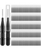 MAPVOLUT 120 pieces of microphone brush portable eyelash brush with cap eyelash extension tools eyelash comb interdental brush oral care brush for eyebrows - Buy Online on SooperMarket.com