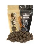 BRUTUS & BARNABY Peanut Butter & Banana Training Treats for Dogs - 8oz Pack - All-Natural Vegan Reward for Puppy Training - Buy Online on SooperMarket.com