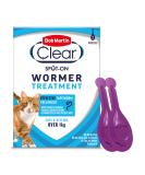 Bob Martin Clear Spot On Wormer for Cats and Kittens - 100 Percent Effective Tapeworm Treatment (2 Pipettes) - Buy Online on SooperMarket.com