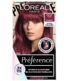 L'Or al Paris Intensive Permanent Hair Color 5.26 Violet - Long-Lasting Shine & Intensive Color (273 g) - Pr f rence Vivid Colors - Buy Online on SooperMarket.com