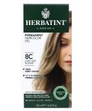 Herbatint 8C Light Ash Blonde Permanent Hair Color Gel | 4.56 fl oz - Natural & Long-Lasting - Buy Online on SooperMarket.com