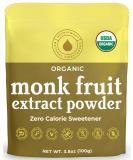 Organic Monk Fruit Extract 3.5 oz - Pure USDA Organic Sweetener with Zero Calories & Carbs - 322 Servings by NatriSweet - Buy Online on SooperMarket.com