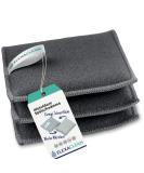 Elexaclean flush sponge pot cleaner sponges (3 -series set 12x10 cm dark -gray) washable - for reuse with microfiber - new: large version of 3 Set 12x10cm (LARGE) - Buy Online on SooperMarket.com