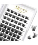 QUEWEL Mega-D Cluster Lashes 72 Pcs | C/D Curl 8-16mm | DIY Eyelash Extensions - Buy Online on SooperMarket.com