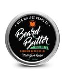Premium Beard Balm Leave-In Conditioner by Wild Willies - Natural Organic Ingredients Promote Fast Beard Growth Removes Itch & Dandruff - Beard Butter Restores Moisture - 2 Oz Cool Mint Scent Cool Mint 2 Ounce (Pack o... - Buy Online on SooperMarket.com