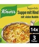 Knorr Love Soup Beef - Delicious Noodle Soup No Additives or Dyes 14 x 76g Plates - International Shipping Available - Buy Online on SooperMarket.com