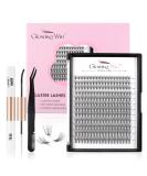 Glowing Win Eyelash Extension Set - 228 PCS Individual Cluster Lashes Kit with Lash Bond & Applicator 20D 0.07D Single Eyelashes for Stunning Volume | International Shipping Available - Buy Online on SooperMarket.com
