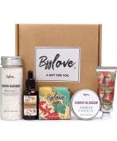 Spa Gifts for Women, BFF LOVE-5pcs Cherry Blossom Spa Gifts Box for Her, Spa Kit Gift Set for Women with Massage Oil, Scented Candle, Bath Salt, Hand Cream & Soap, Gift Baskets for Women, Mothers Day Gift - Buy Online on SooperMarket.com