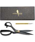 8 Inch Professional Tailor Scissors - Heavy Duty Sewing Shears for Fabric and Leather Cutting - Industrial Grade Sharp Scissors for Home, Office, Artists, and Dressmakers - Black - Buy Online on SooperMarket.com
