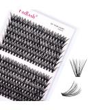 240 30d+40d Wispy Cluster Lash Clusters 0.07mm - DIY Individual Lash Extensions - Reusable Supplies - 14mm - Buy Online on SooperMarket.com