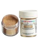 Sugarflair Gold Edible Glitter Sugar Sprinkles - 40g | Perfect for Cake Decorating - Buy Online on SooperMarket.com