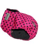 Glenndarcy Female Dog Diapers - Waterproof XL Pants with 2 Washable Pads | Pink Black Dots - International Shipping Available - Buy Online on SooperMarket.com