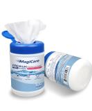 MagiCare Hand Sanitizer Wipes (2 Canisters) - Disposable 75% Alcohol Wipes - Premium Unscented Sanitizing Wipes for Home  Travel  Classroom  Camping  etc. - Two  100ct Hand Wipes Canisters (200pcs) - Buy Online on SooperMarket.com
