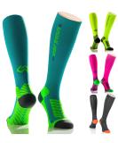 Runattack High Performance Sport Compression Stockings 18-21mmHg - Size 43-46 (Calf 32-44cm) - Anthracite - Ideal for International Shipping - Buy Online on SooperMarket.com