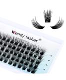 15mm D Curl 0.07mm Individual DIY Eyelash Extension Clusters - Soft and Wispy | Reusable Lash Clusters - FD-D13-0.07-D15 - Buy Online on SooperMarket.com