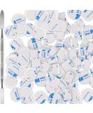 Sumind 101 Pieces Metal Stickers for Eyeshadow Palette Set, Includes 1 Makeup Depotting Tool, 50 Pieces Square Adhesive Empty Palette Metal Stickers and 50 Pieces Round Makeup Colorful Palette Sticker - Buy Online on SooperMarket.com