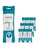 Brabantia Perfectfit Multipack Garbage Bags - Extra Strong 200 Count Easy-to-Use Train Tape White - Buy Online on SooperMarket.com