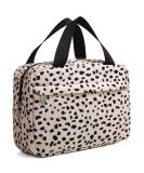 Leopard Makeup Bag for Women - Small Cosmetic Organizer Travel Toiletry Pouch - Buy Online on SooperMarket.com
