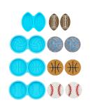 4 Pairs Ball Stud Earring Silicone Resin Mold for DIY Jewelry Crafting - Buy Online on SooperMarket.com