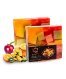Panu soap frutiy - vegan shower soap for all skin types - natural soap as a fixed shower gel and solid shampoo - Premium soap bar - Natural shower shower as a fixed shower gel fruity 110 g (1 Pack) - Buy Online on SooperMarket.com