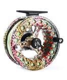 M MAXIMUMCATCH ECO Large Arbor Fly Fishing Reel Combo - Rainbow Trout Reel Loaded with Moss Green Line 3/4wt - Buy Online on SooperMarket.com