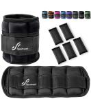 Sports of weight cuffs adjustable ankle weights set foot/wrist weight cuffs 0.45kg-1.6kg (per ankle)/0.9-3.2kg (per pair) a few black - Buy Online on SooperMarket.com