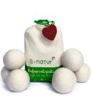  6x Tumble Dryer Balls 100% Pure Merino wool dryer balls are the laundry balls for tumble dryer | Tested for your safety - Buy Online on SooperMarket.com