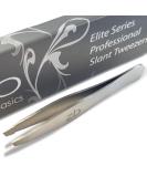 Zizzili Basics Elite Series Slant Tweezers - Professional Grade Surgical Stainless Steel (Satin Finish) - Buy Online on SooperMarket.com