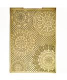 Lace Flowers Heart Plastic Embossing Folder - Ideal for Card Making & Scrapbooking | 3010927 - Buy Online on SooperMarket.com