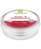 Greenendoor hand balm for very dry skin with organic pomegranate & avocado oil 75ml natural cosmetics Hand balm without mineral oil 4 -way more productive than hand cream nail balm 75 g (1 Pack) - Buy Online on SooperMarket.com