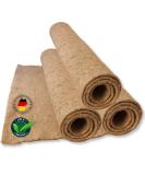 Tamy rodent mats made of 100% hemp 100 x 50cm I premium bait carpet as dust -free cage floor pool for rabbits sealight small animals - natural hemp mat for rodents (2 pieces) - Buy Online on SooperMarket.com