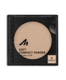 Manhattan Soft Compact Powder bright compact powder with powder quaste for a matt even complexion color chocolate 9 1 x 9g 9 chocolat 9 g (1 Pack) - Buy Online on SooperMarket.com