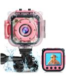 PROGRACE Kids Camera Waterproof Gift Toy - Children Digital Video Camera Underwater Camera for Kids 1080P Camcorder DV Toddler Camera for Girls Birthday Learn Camera Pool Toys Age 3-14 Pink - Buy Online on SooperMarket.com