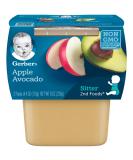 Gerber Apple Avocado 2nd Foods - 4 oz 2 Pack | Baby Food Puree - Buy Online on SooperMarket.com