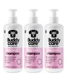 BuddyCare Baby Fresh Dog Shampoo - 3 x 500ml | Puppy Shampoo with Aloe Vera & Provitamin B5 for Dogs 8 Weeks & Older - Fragrant Baby Powder Formula - Buy Online on SooperMarket.com