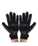 DDOXX Animal Care Gloves & Career Shoes Set - Premium Hair Removal for Cats Dogs & Horses - Bathing & Massage Gloves in Black - Buy Online on SooperMarket.com