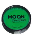 Moon Creations Pro Face & Body Makeup | Bright Green | 36g | Professional Colour Paint Cake Pots for Face Painting | Face Paint For Kids Adults Fancy Dress Festivals Halloween - Buy Online on SooperMarket.com