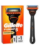 Gillette Fusion5 Power Wet Razor for Men - 5-Blade System + Extra Blade - Perfect Gift for Him - Buy Online on SooperMarket.com