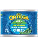 Ortega Whole Green Chiles Mild - 4oz (Pack of 24) | Authentic Flavor | Versatile Ingredient - Buy Online on SooperMarket.com