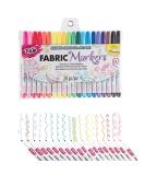 Tulip Permanent Nontoxic Fabric Markers 20 Pack Multicolor - Buy Online on SooperMarket.com