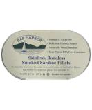 Bar Harbor Wild Smoked Skinless Boneless Sardine Fillets 6.7 oz. (Pack of 12),BH00157 - Buy Online on SooperMarket.com