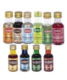 Food Flavouring Essence and Food Colour Bundle Containing 6 Preema Food Flavours/Essences and 4 Food Colours (Peppermint Almond Vanilla and More) - Buy Online on SooperMarket.com