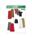 Simplicity U06762A New Look Easy to Sew Misses' Tops, Pants, and Skirts Sewing Pattern Kit, Code 6762, Sizes XS-XL - Buy Online on SooperMarket.com