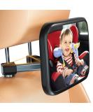 ENONEO Baby Car Mirror | 100% Shatterproof Rear Facing Safety Mirror | Crystal Clear View | Essential for Newborns - Buy Online on SooperMarket.com
