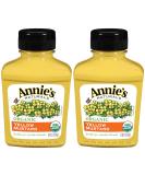 Annie's Homegrown Organic Yellow Mustard, 9 oz, 2 pk - Buy Online on SooperMarket.com