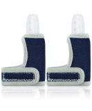 2 Pieces Silicone Toddler Baby Finger Guard with Breathable Wrist Band Thumb Kit to Prevent Children from Sucking Fingers (Blue) - Buy Online on SooperMarket.com