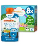 Pumpkin Organics Bio Vegetable Cereal Quets 8 Pack - Sugar-Free Baby Food with Sweet Potato Rice Pear & Blueberry - Gluten-Free & Vegetarian - Perfect for 6+ Months (8x100g) - Buy Online on SooperMarket.com