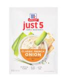McCormick Just 5 Simple Ingredients Dip & Seasoning Mix Classic French Onion 1 oz (28 g) - Buy Online on SooperMarket.com